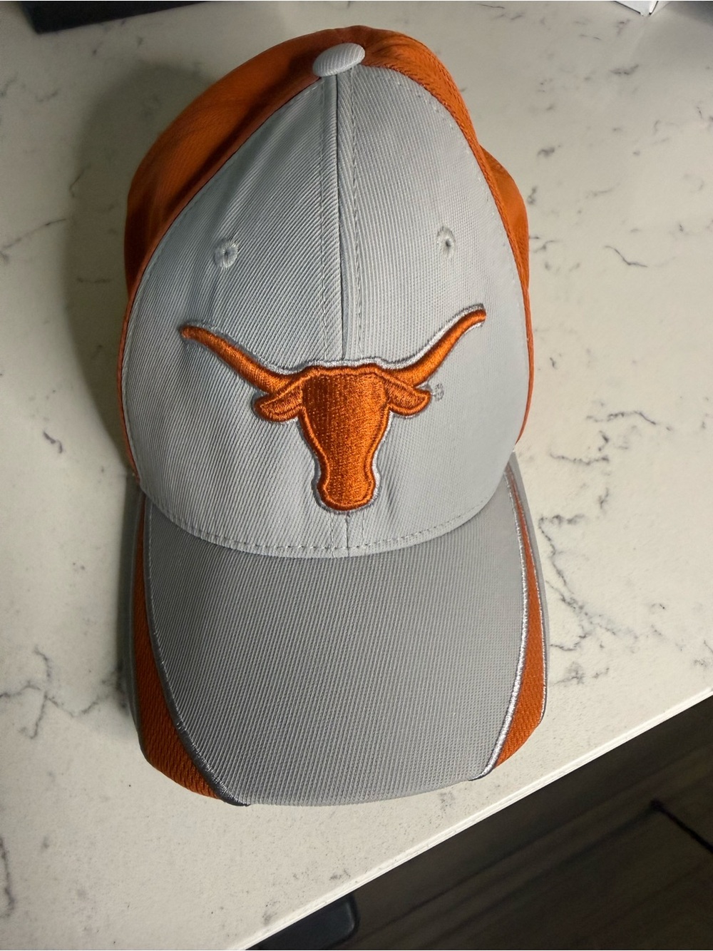 Texas Longhorns Memory Fit Hat Burnt Orange Gray Longhorn Logo